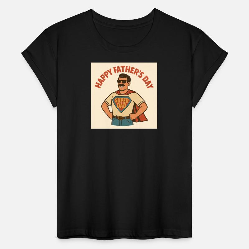 Retro Super Dad Fathers Day Design