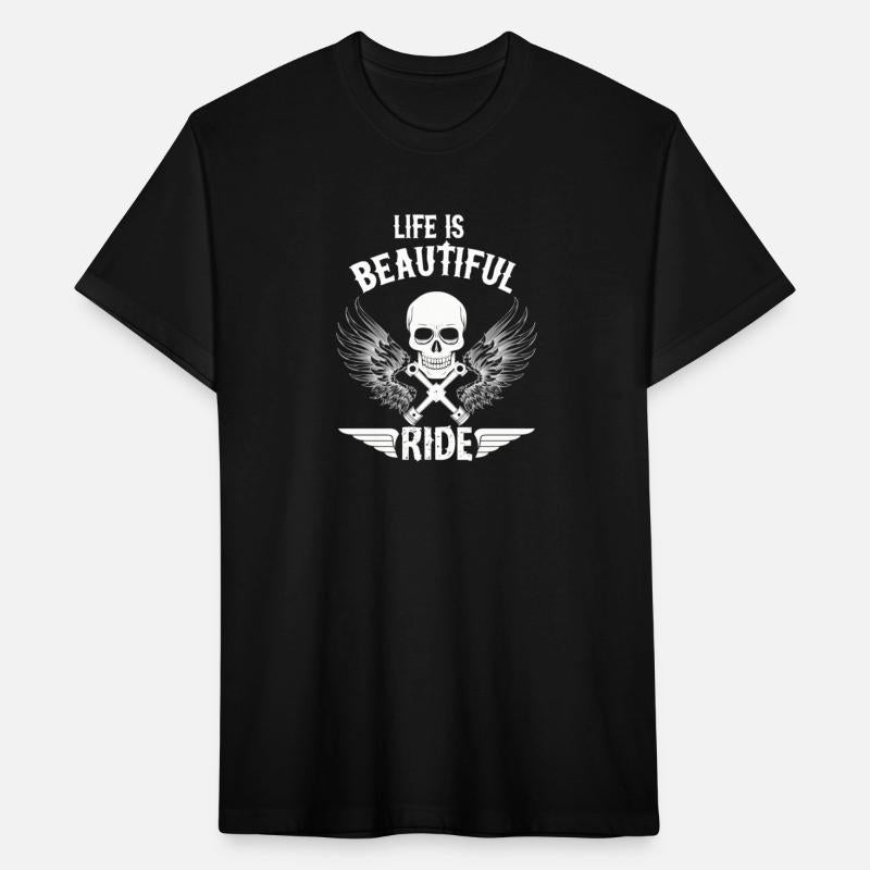 RIDE biker tshirt design