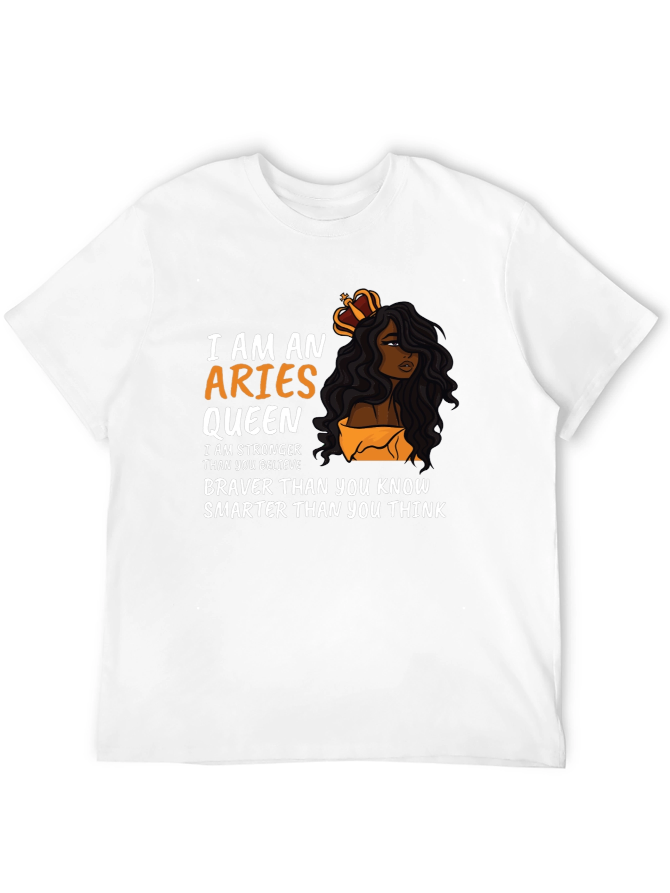 Aries Queen Graphic T-Shirt - Zodiac Sign Tee