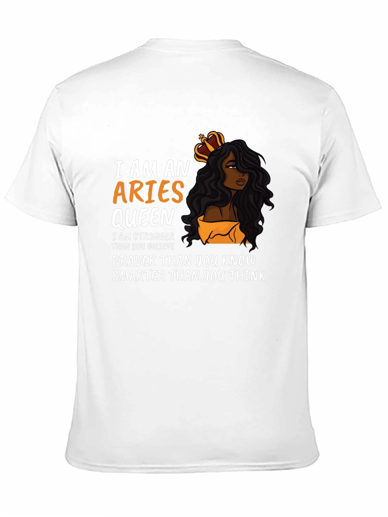 Aries Queen Graphic T-Shirt - Zodiac Sign Tee