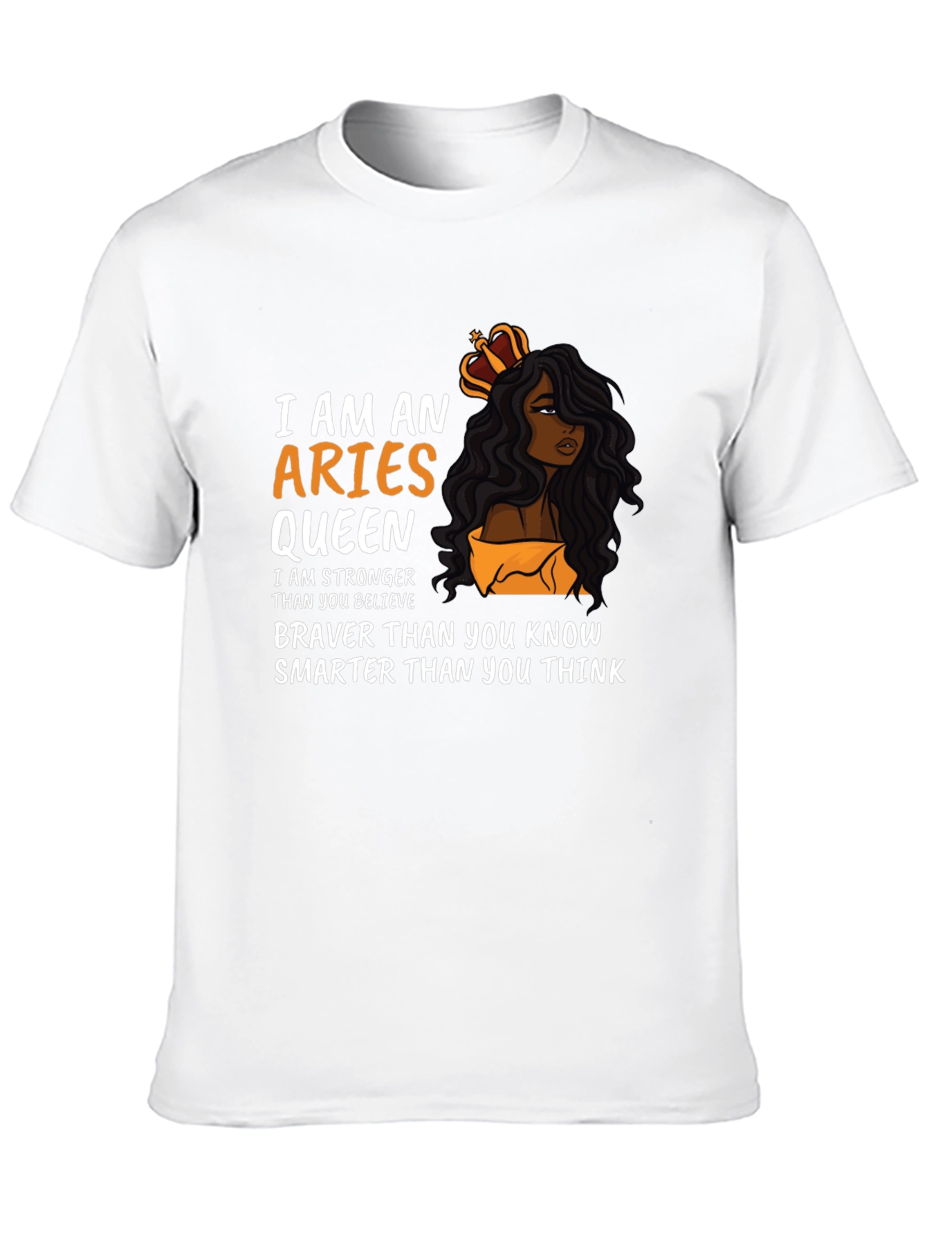 Aries Queen Graphic T-Shirt - Zodiac Sign Tee