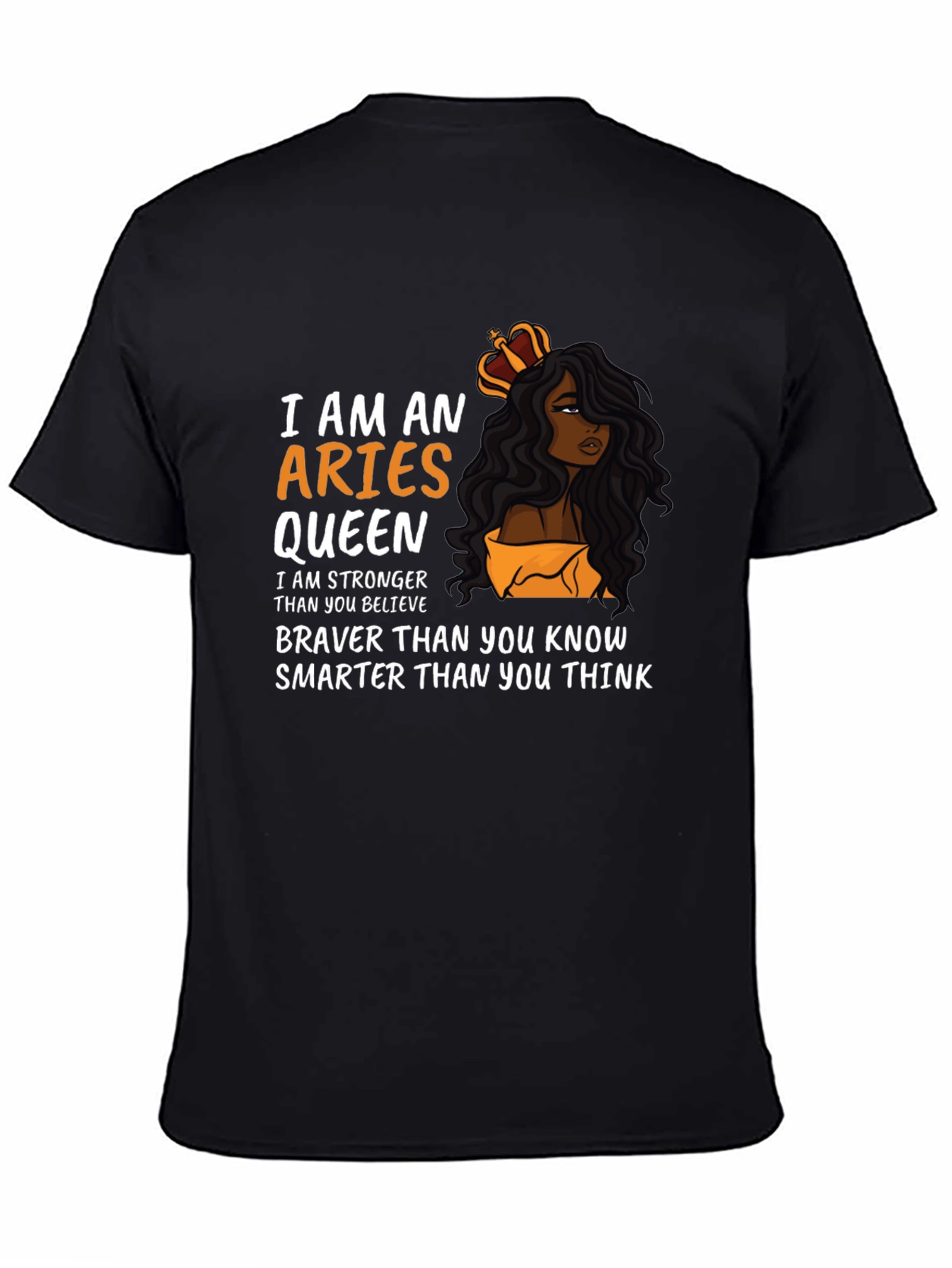 Aries Queen Graphic T-Shirt - Zodiac Sign Tee
