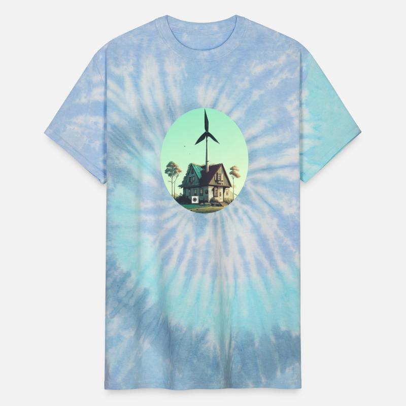 Romantic House With Wind Power And Heat Pump