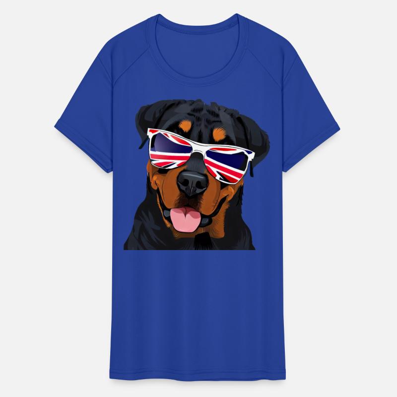 Rottweiler Union Jack Colors