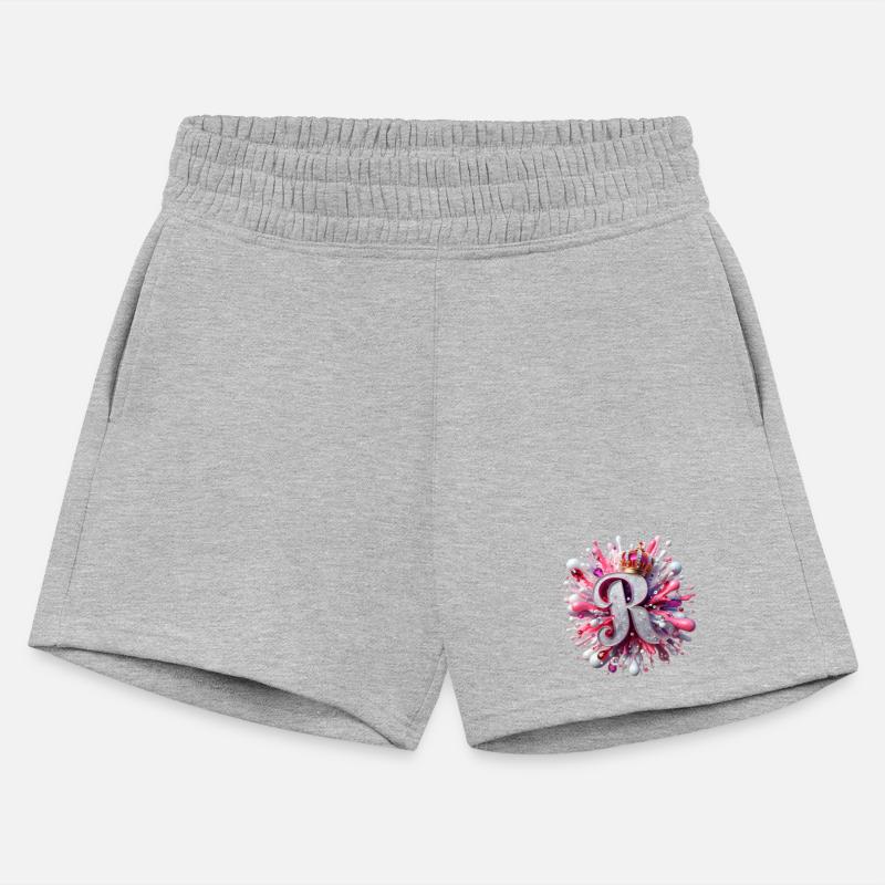 Royal Glitter Monogram with Crown