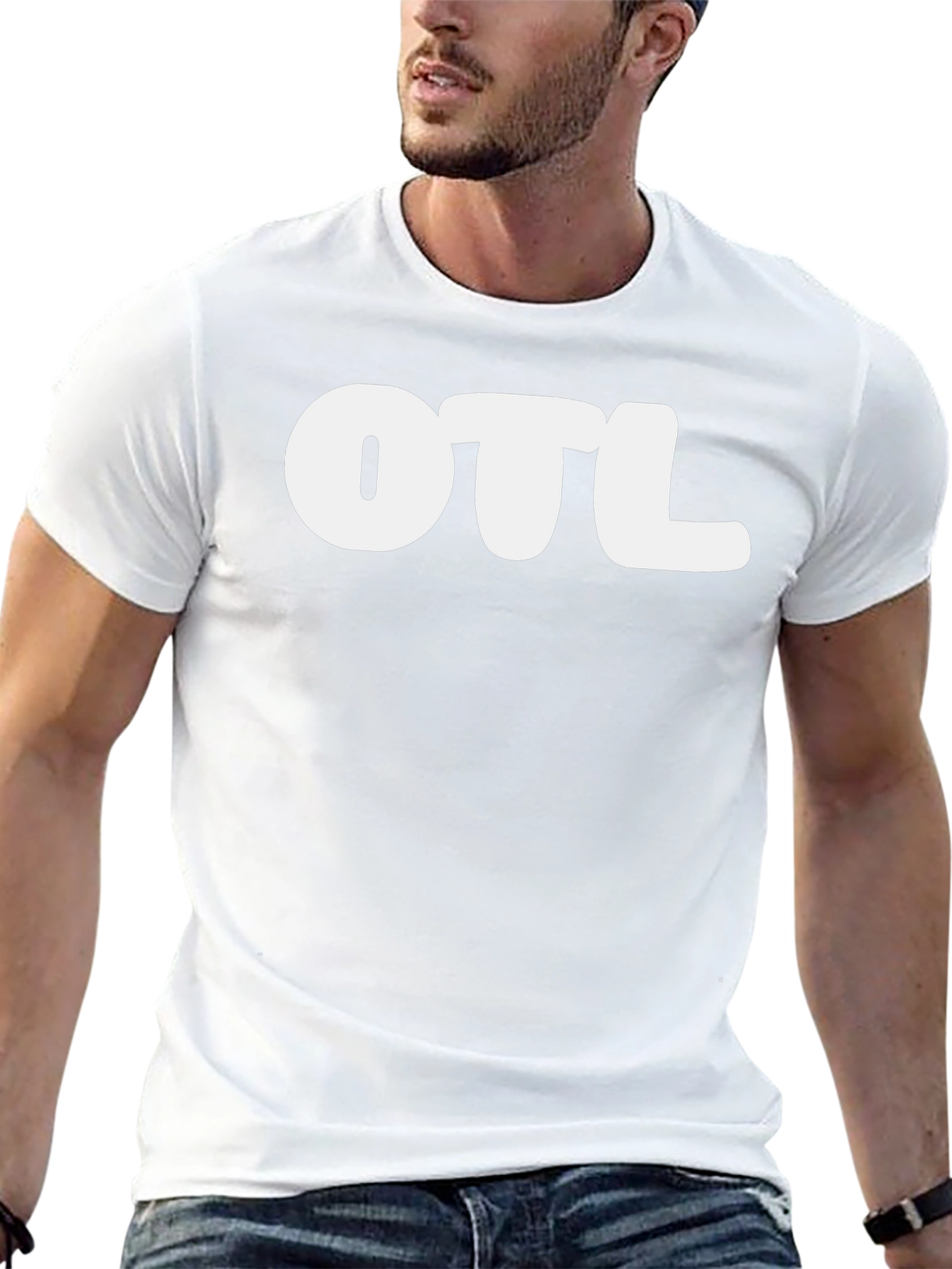OTL Black Graphic Tee - Casual Comfort