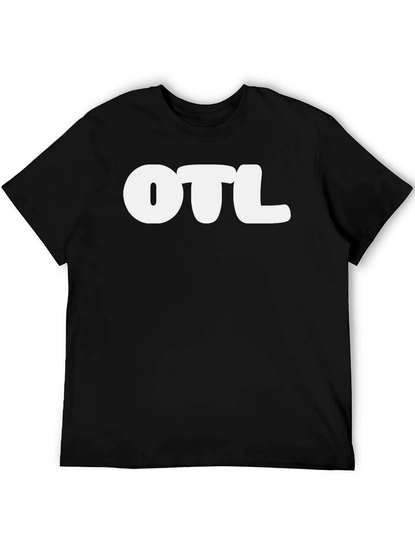 OTL Black Graphic Tee - Casual Comfort