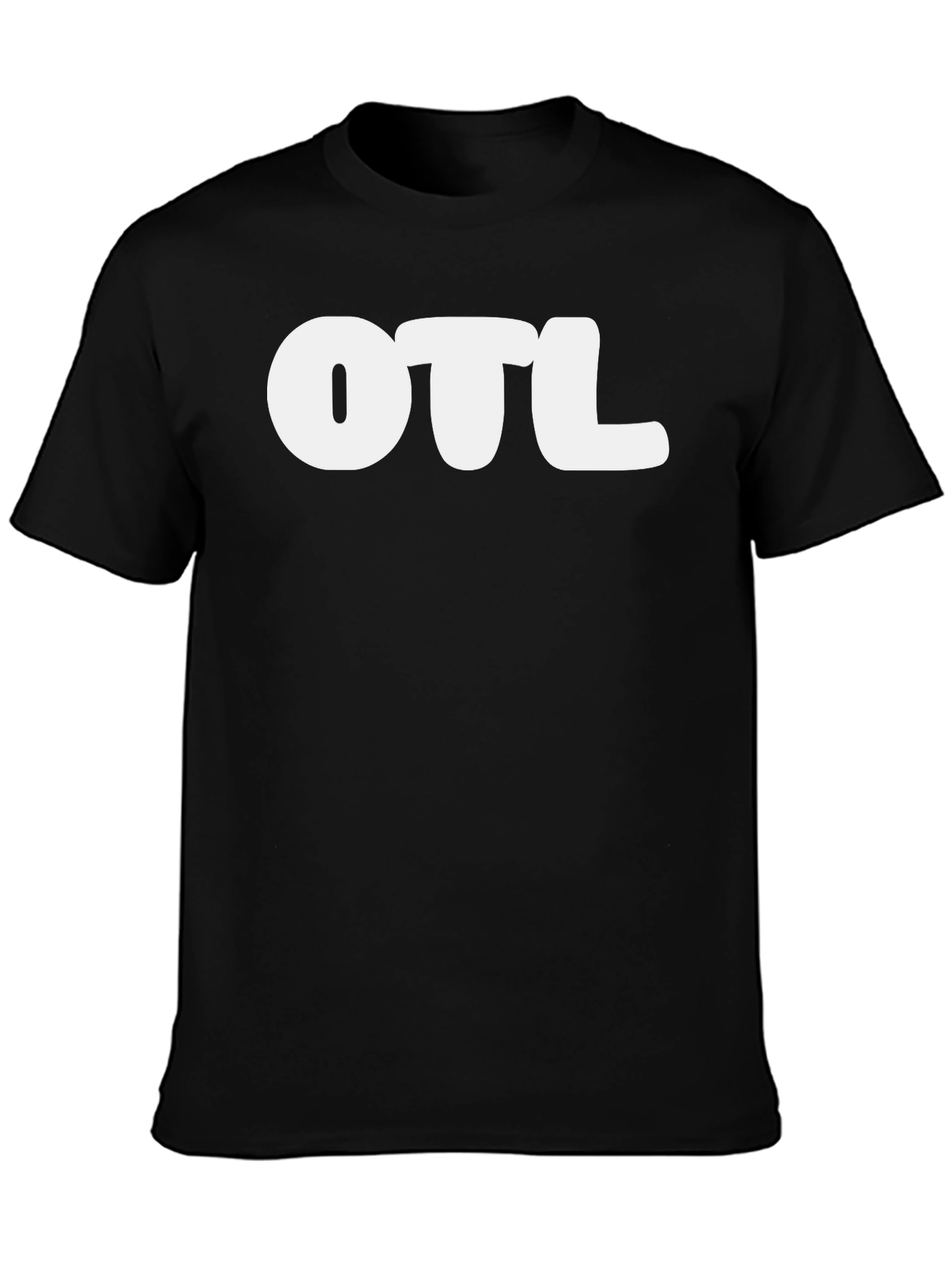 OTL Black Graphic Tee - Casual Comfort