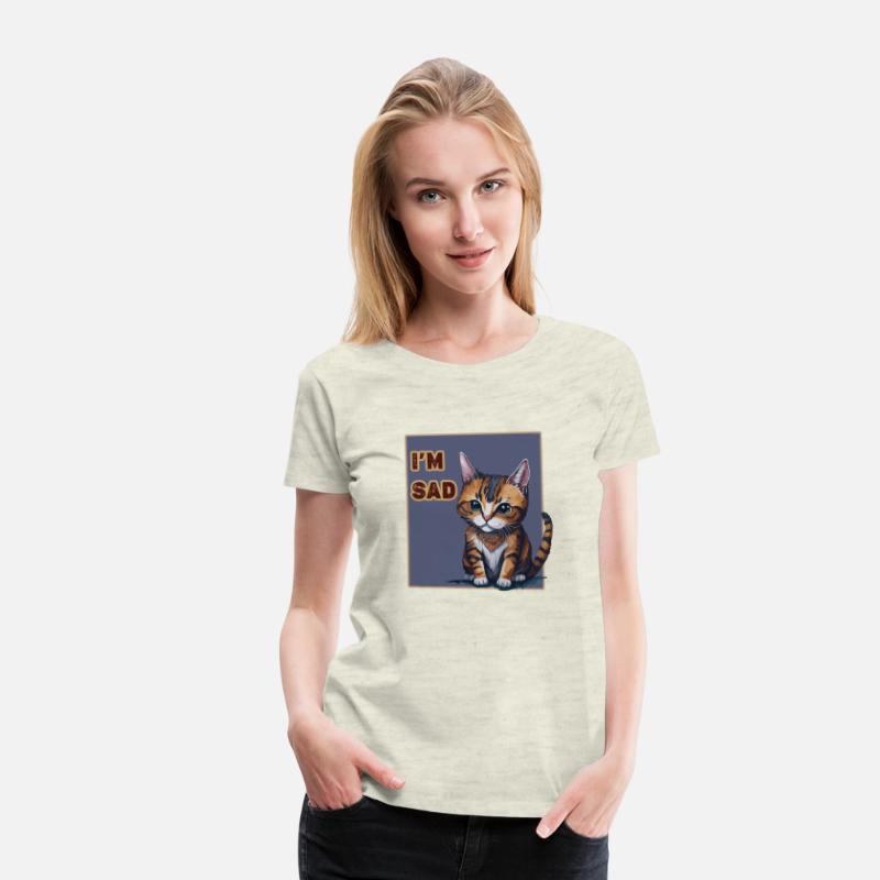 Sad cat-shirt