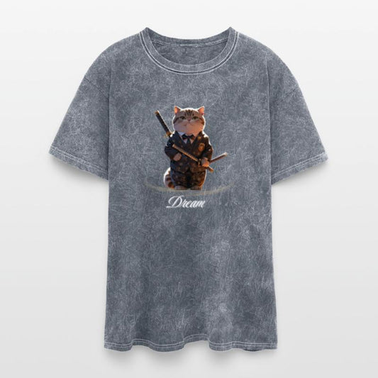 Samurai Cat in Formal Kimono