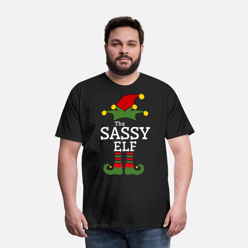 Sassy Elf Christmas T-Shirt Matching Family Group