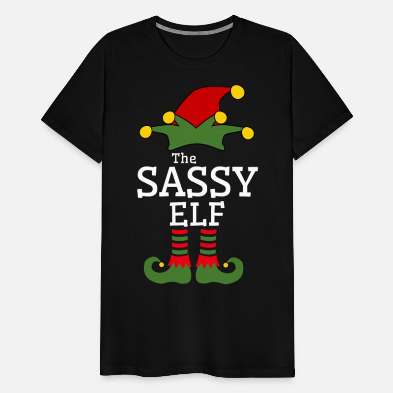 Sassy Elf Christmas T-Shirt Matching Family Group