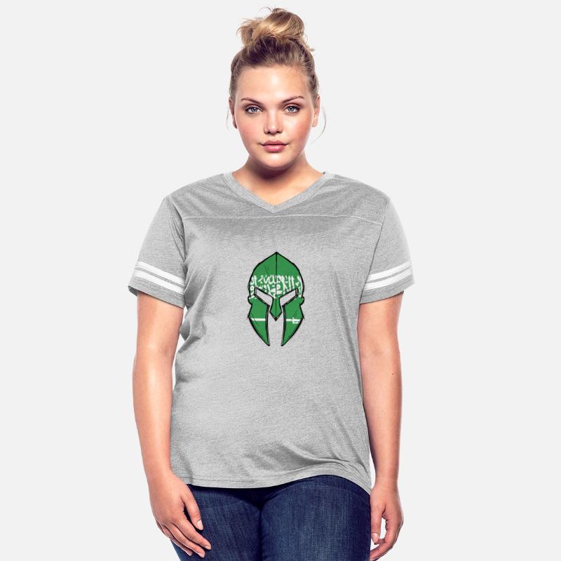 Saudi arabia flag in Spartan warrior Helmet