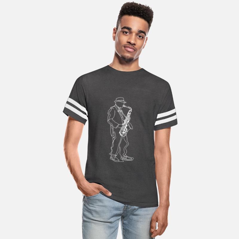 Saxophone Guy One Line Drawing