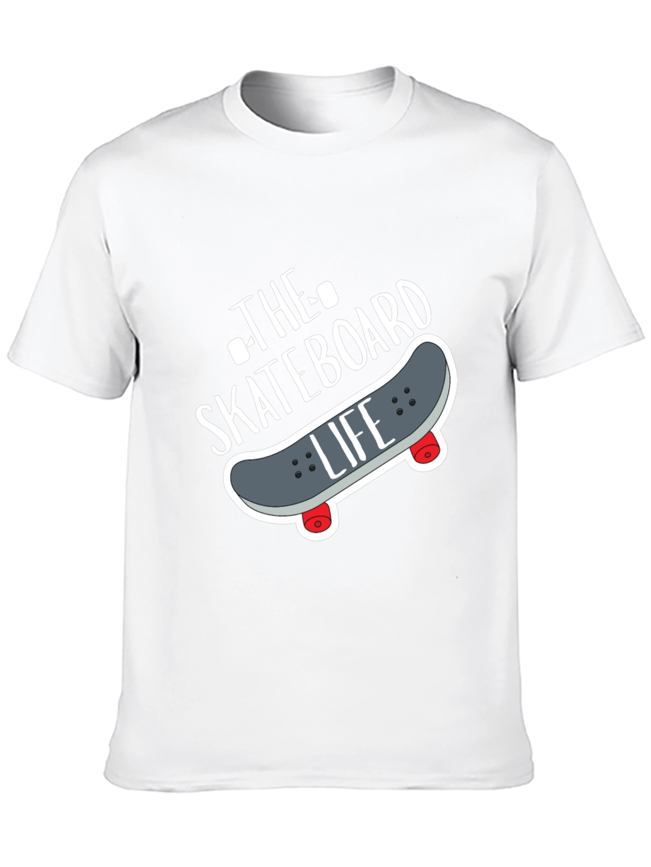 Skateboard Life Graphic Tee - Black