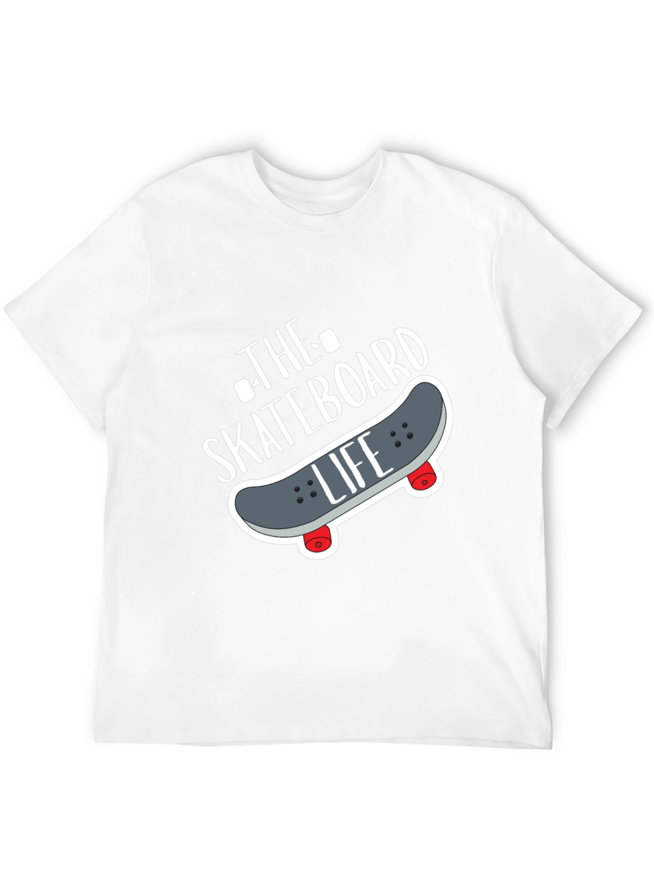 Skateboard Life Graphic Tee - Black