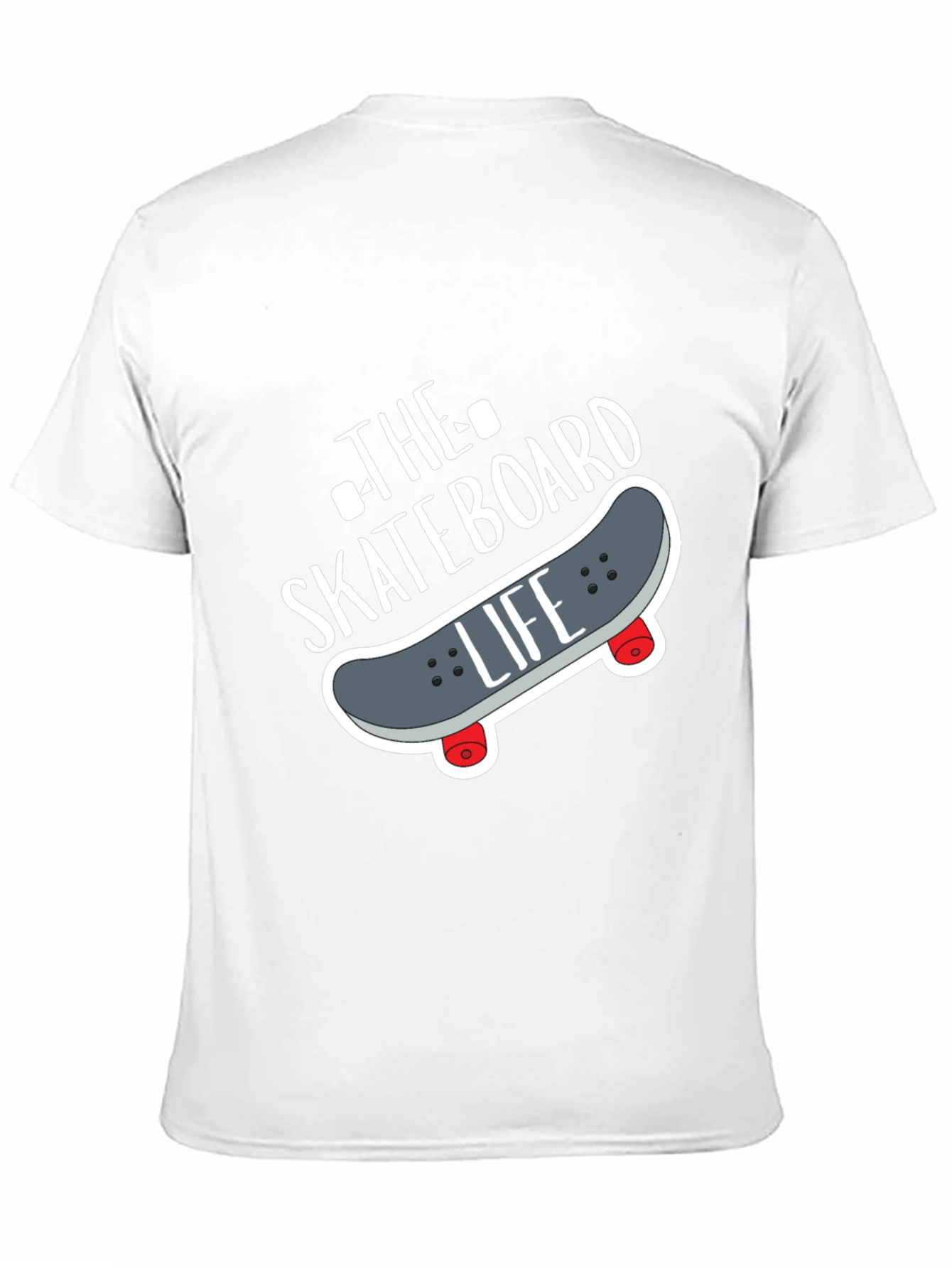 Skateboard Life Graphic Tee - Black