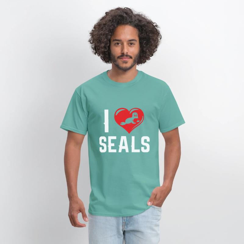 Seals Love Heart Antarctic Blubber Ocean Wildlife