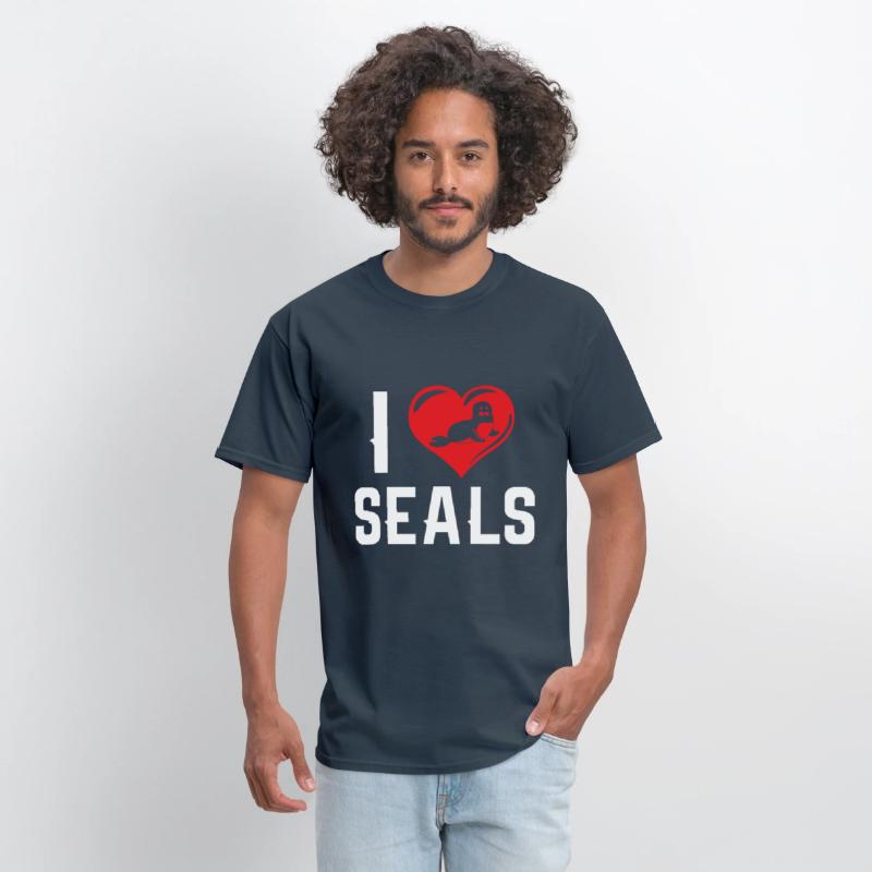 Seals Love Heart Antarctic Blubber Ocean Wildlife