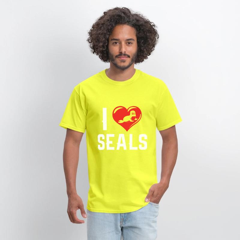 Seals Love Heart Antarctic Blubber Ocean Wildlife