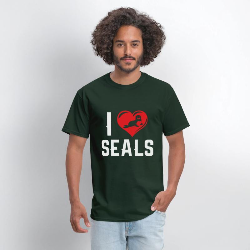 Seals Love Heart Antarctic Blubber Ocean Wildlife