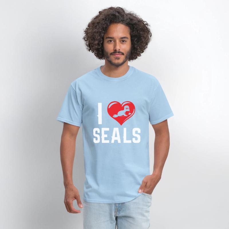 Seals Love Heart Antarctic Blubber Ocean Wildlife