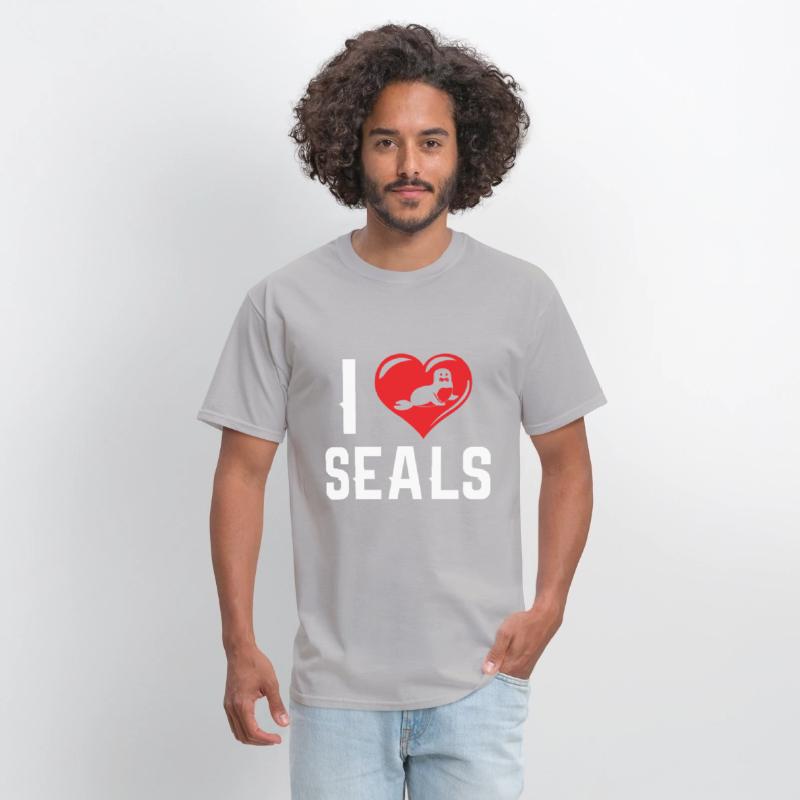 Seals Love Heart Antarctic Blubber Ocean Wildlife