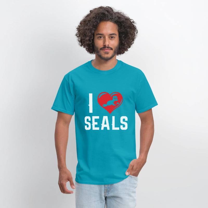 Seals Love Heart Antarctic Blubber Ocean Wildlife