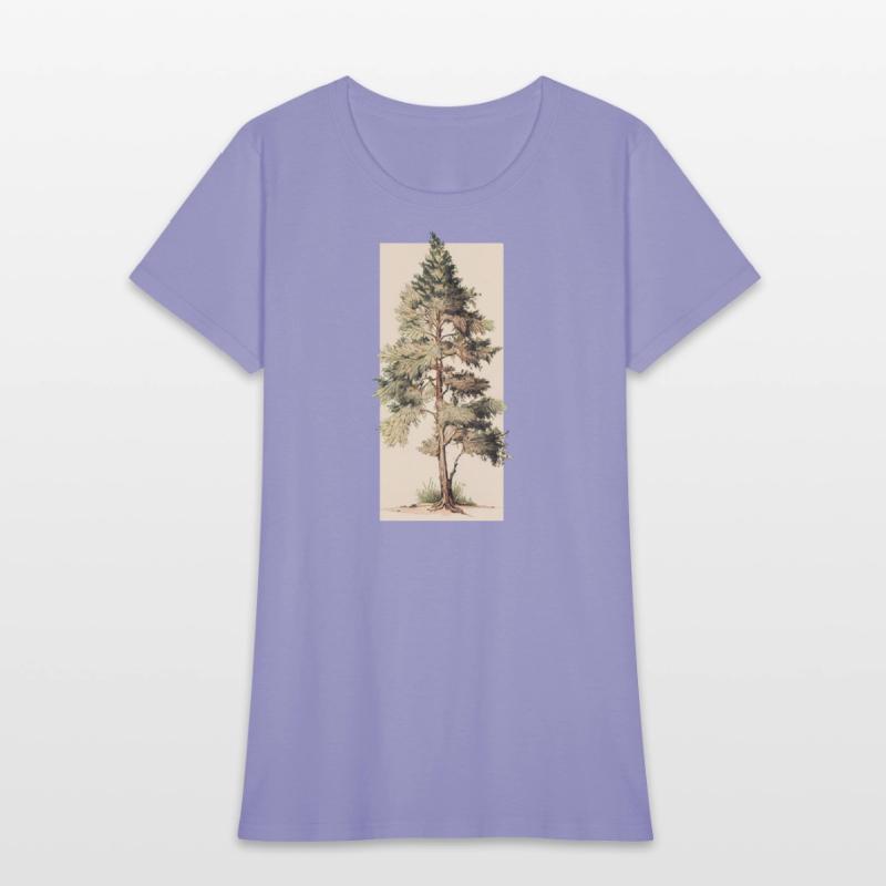 Serenity in Nature: Cedar Tree Art