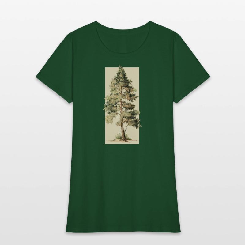 Serenity in Nature: Cedar Tree Art