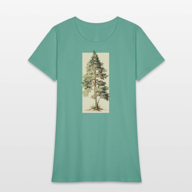 Serenity in Nature: Cedar Tree Art