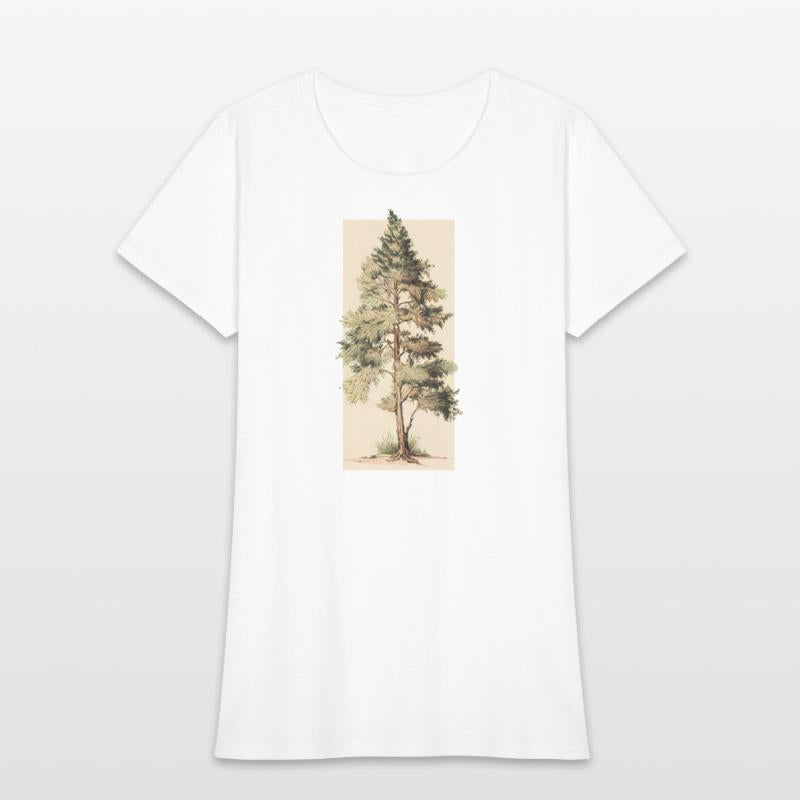 Serenity in Nature: Cedar Tree Art