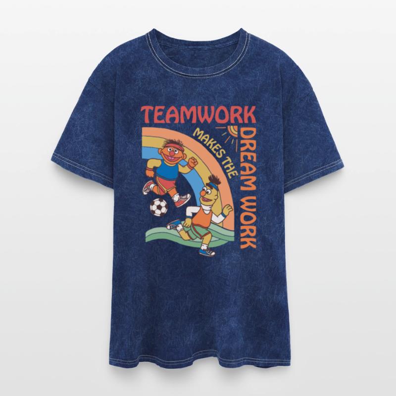 Sesame Street Design Teamwork With Ernie And Bert