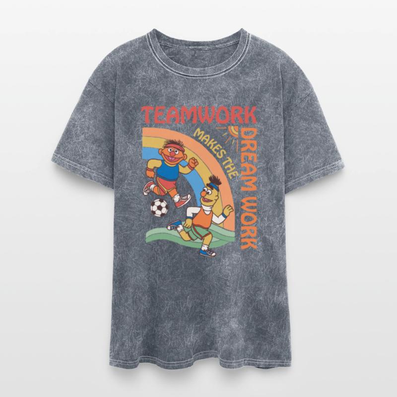 Sesame Street Design Teamwork With Ernie And Bert