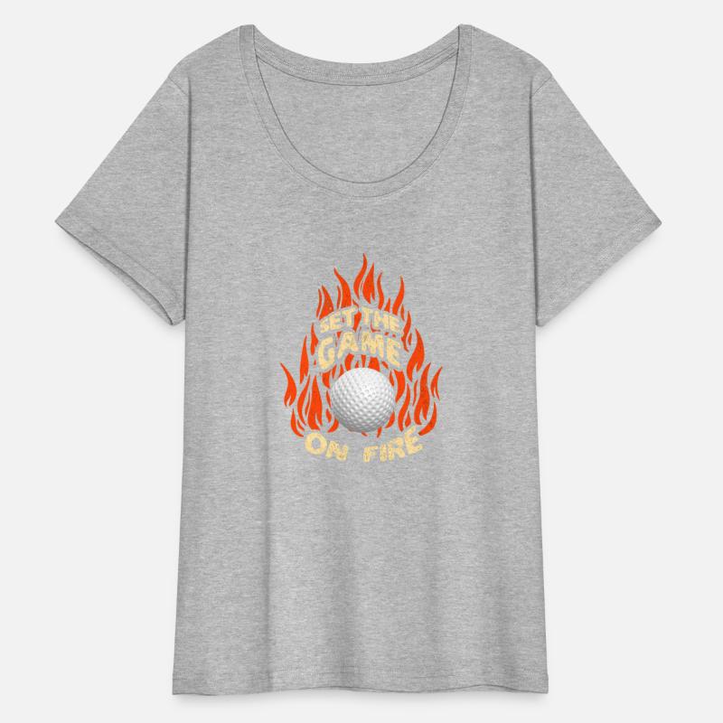Set The Game On Fire Ball Sport Flames Art