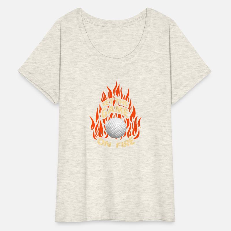 Set The Game On Fire Ball Sport Flames Art