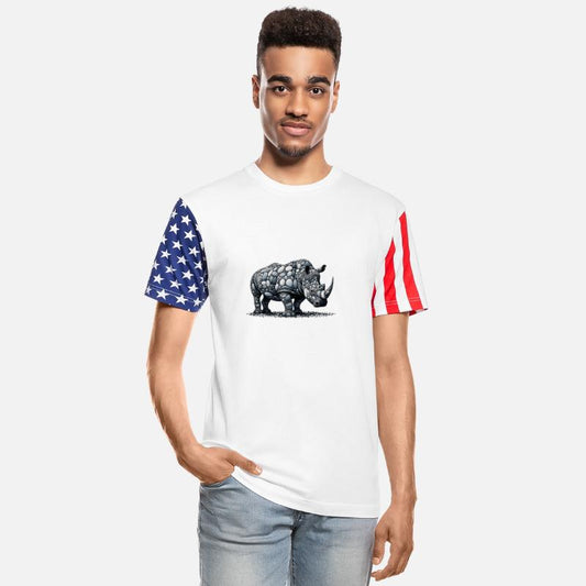 Shades of Blue Pebble Rhino