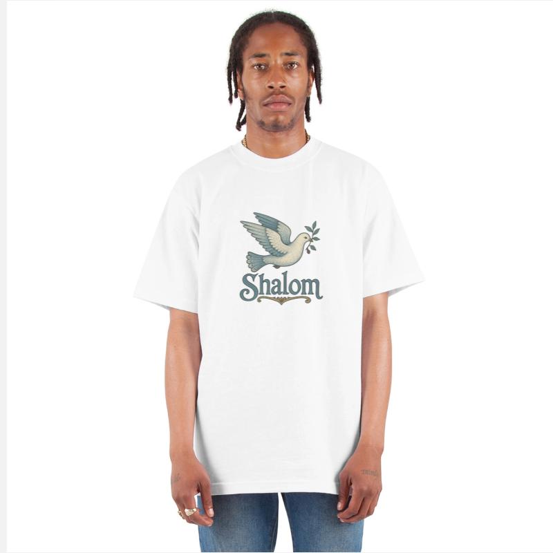 Shalom Dove of Peace – Jewish Peace Symbol Design