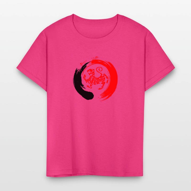 Shotokan tiger in zen sign