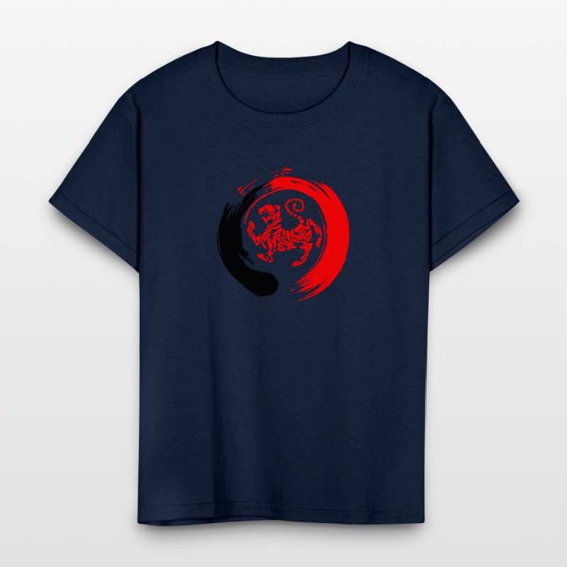 Shotokan tiger in zen sign