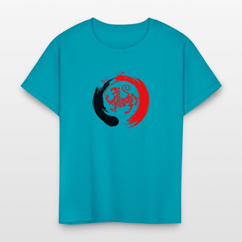 Shotokan tiger in zen sign