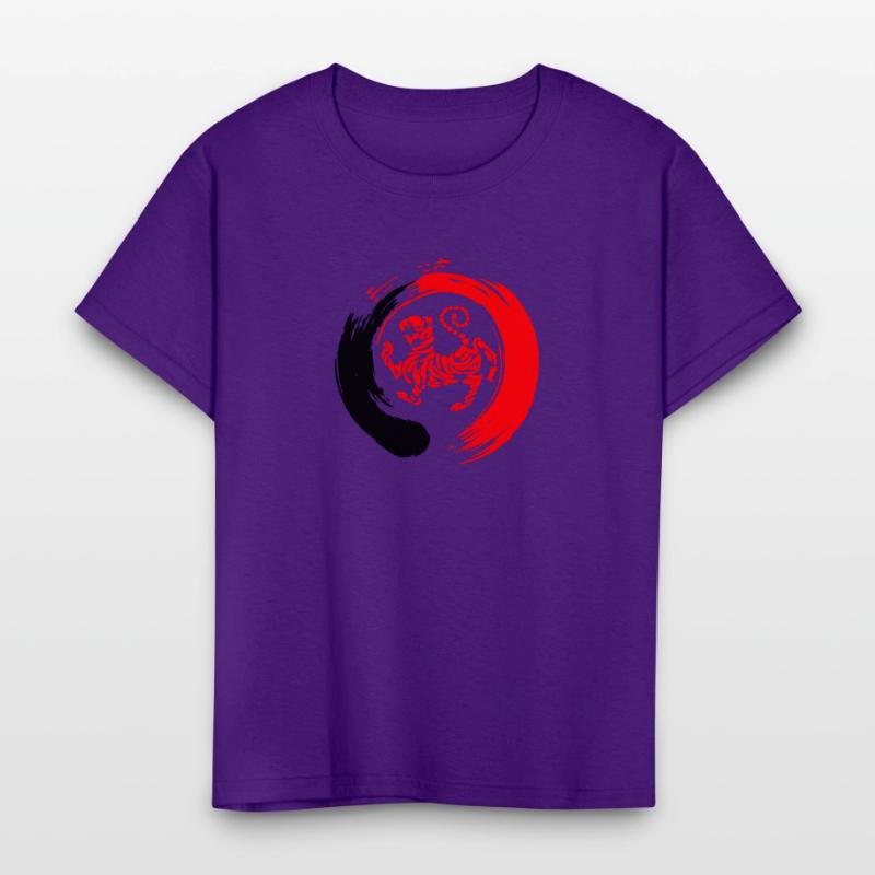 Shotokan tiger in zen sign