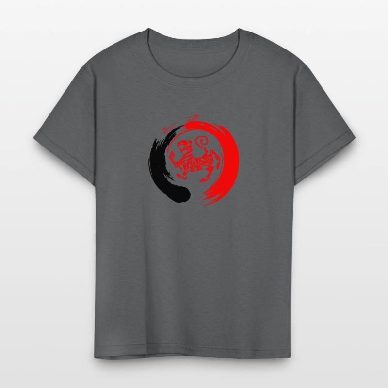 Shotokan tiger in zen sign