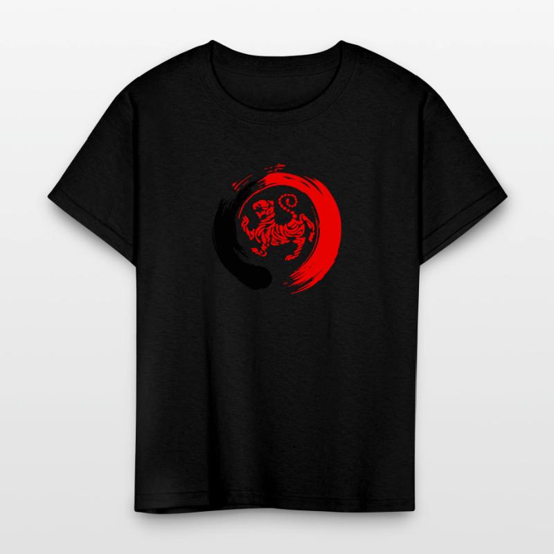 Shotokan tiger in zen sign