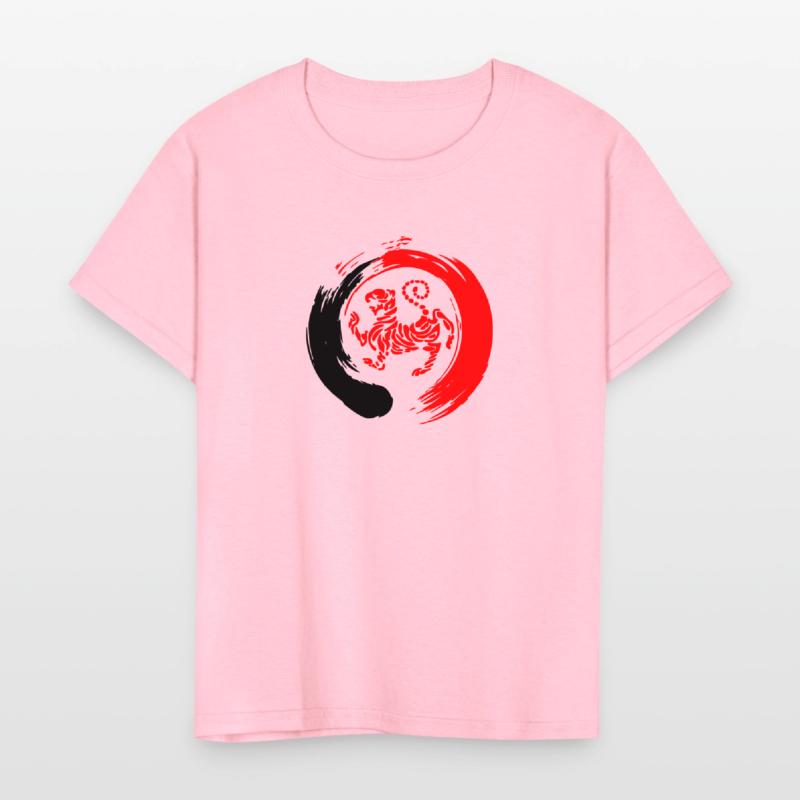 Shotokan tiger in zen sign