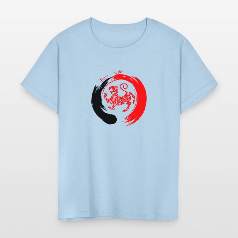 Shotokan tiger in zen sign