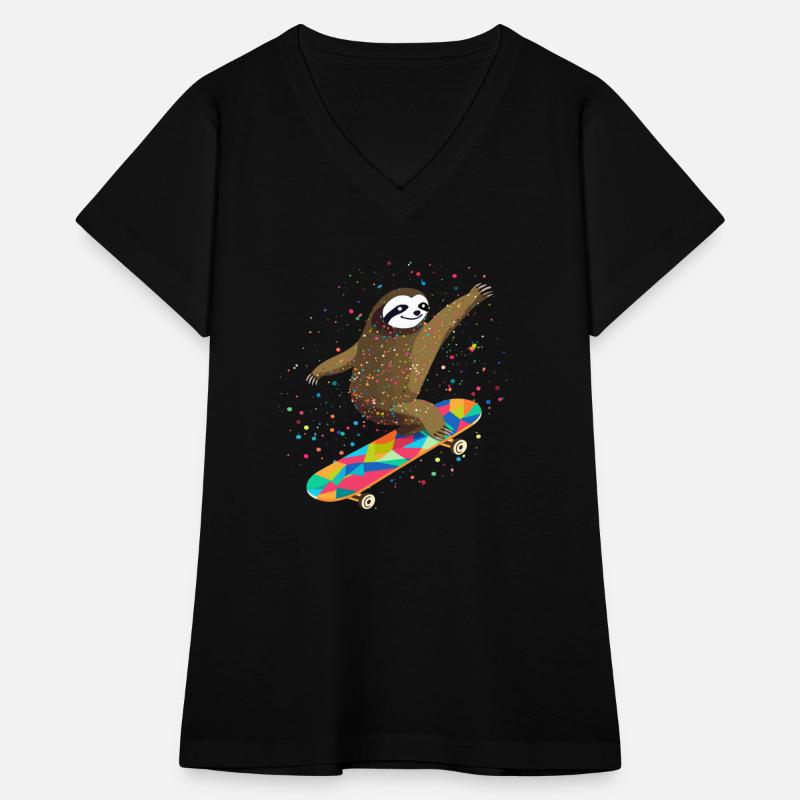 Skateboarding Sloth for Skaters
