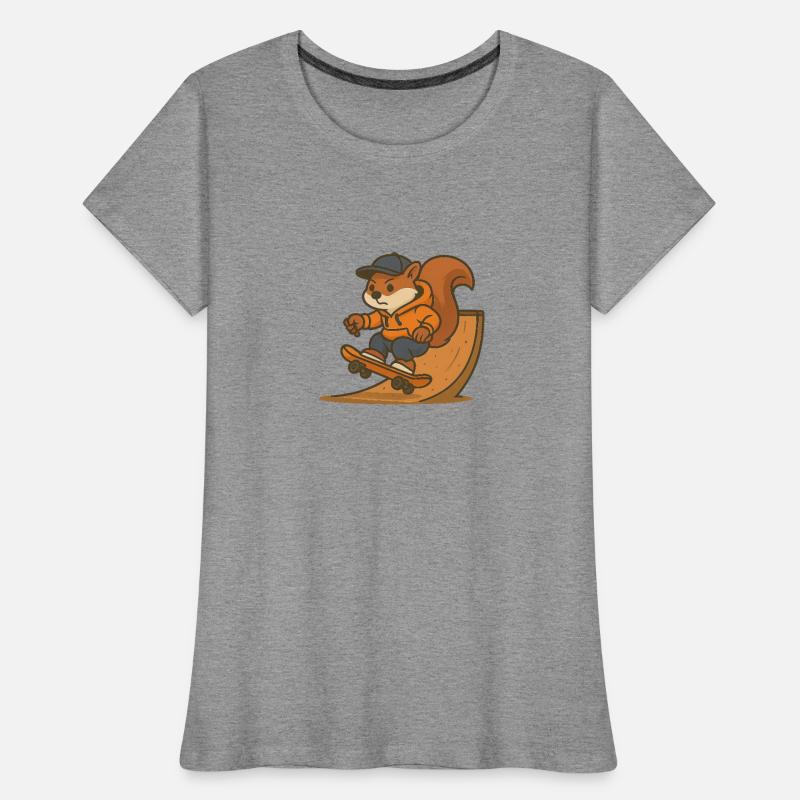 Skater Gift – Squirrel Shredding the Halfpipe