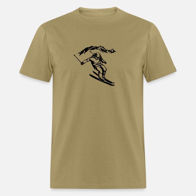 Skiers in the mountains - Ski - Winter sports