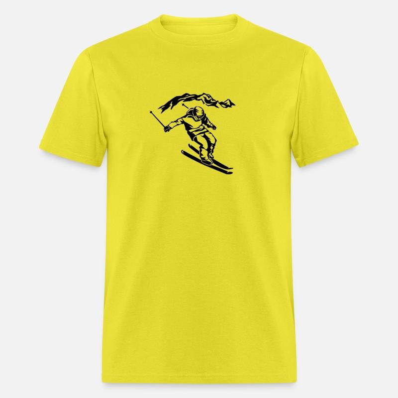 Skiers in the mountains - Ski - Winter sports